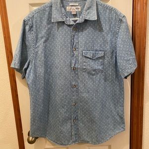 Men’s Old Navy large denim print shirt